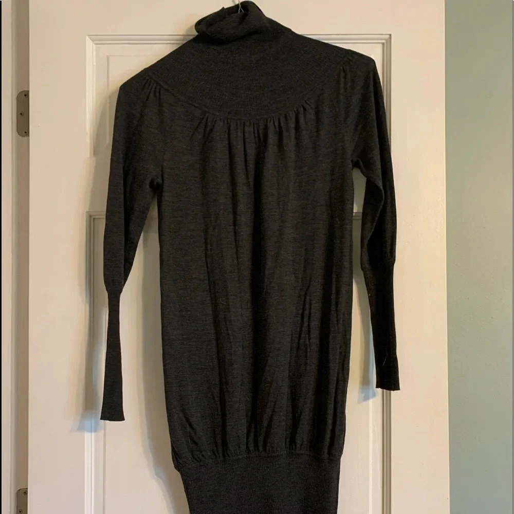 DVF Merino Wool Turtleneck Sweater Dress